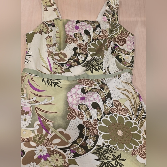 Rabbit Rabbit Rabbit Designs Dress Womens 10 Midi Cottage Prairie Boho Floral US - Picture 9 of 14